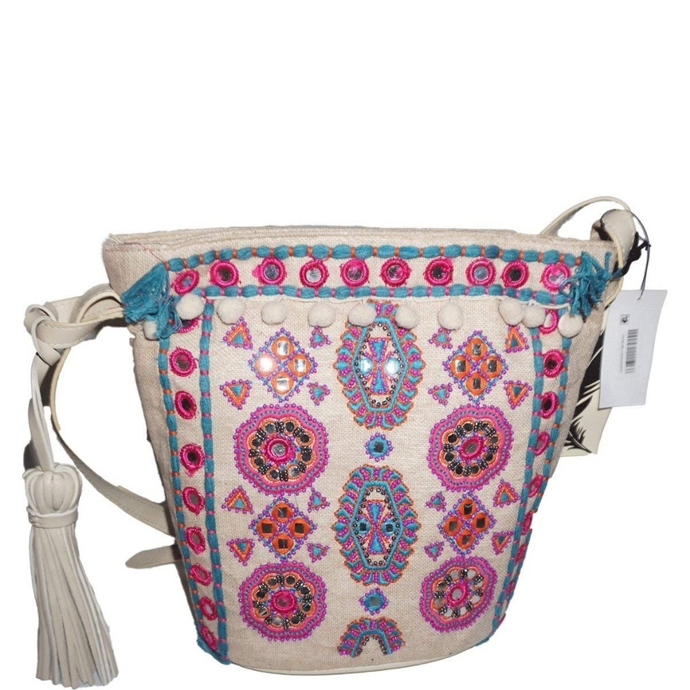Angel By L. Martino Small Bucket Crossbody